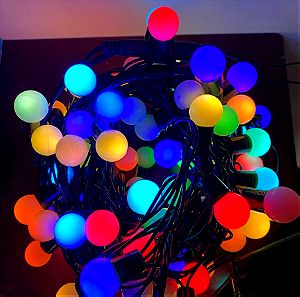 Χριστουγεννιάτικα φωτάκια μπαλίτσες 100 LED