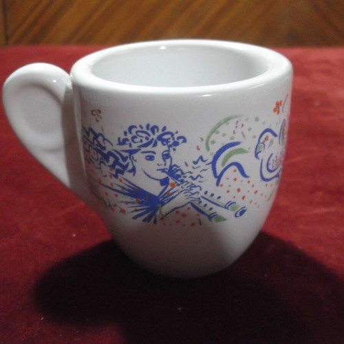 Vintage Loumidis Papagalos Greek Coffee Cup like new