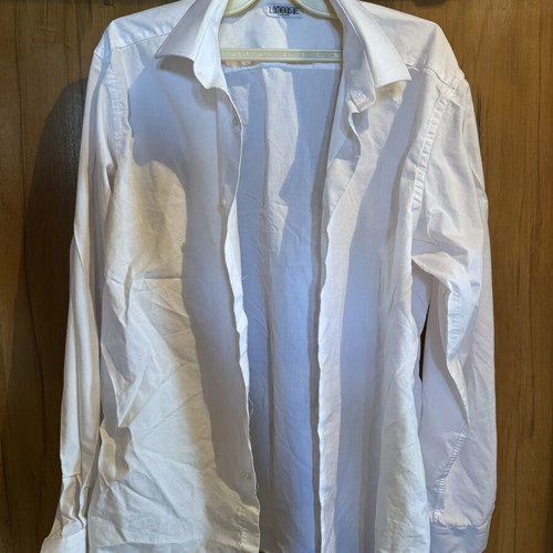 Long Sleeve Button Shirt XXL White used