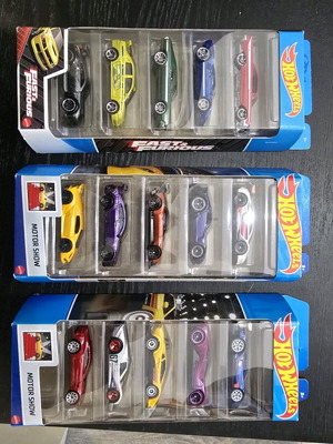 Hot Wheels πακέτο 3x 5 σετ καινούργια, σφραγισμένα
