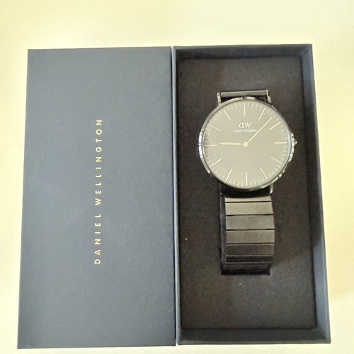 Daniel Wellington Classic Piano Black Men's Watch new