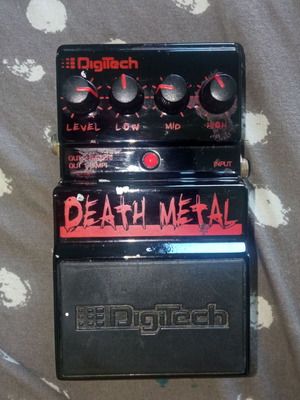 Digitech Death Metal pedal used