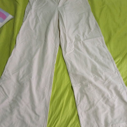 White Zara pants like new, size M