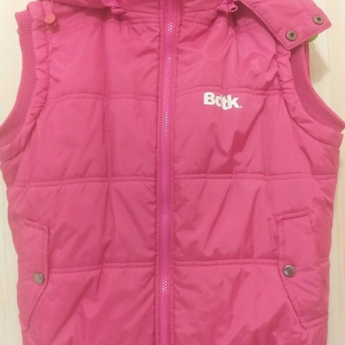 Bdtk sleeveless women's jacket pink like new with detachable hood