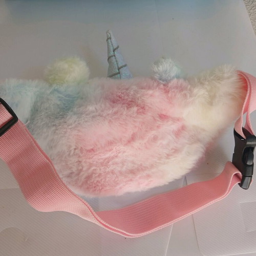 Children's Waist Bag Unicorn like new, pink and turquoise