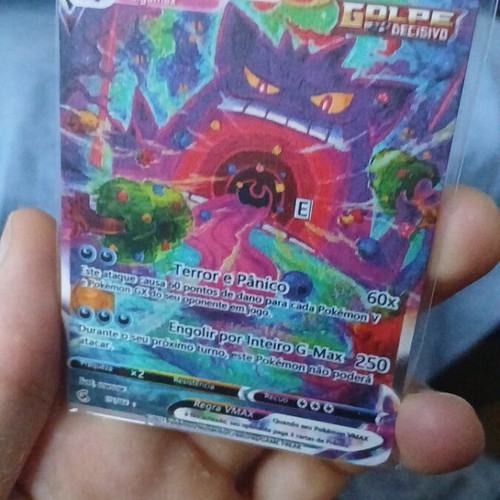Gengar VMAX Golden metal card new