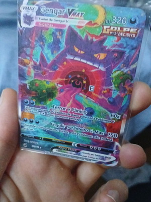 Gengar VMAX Golden metal card new