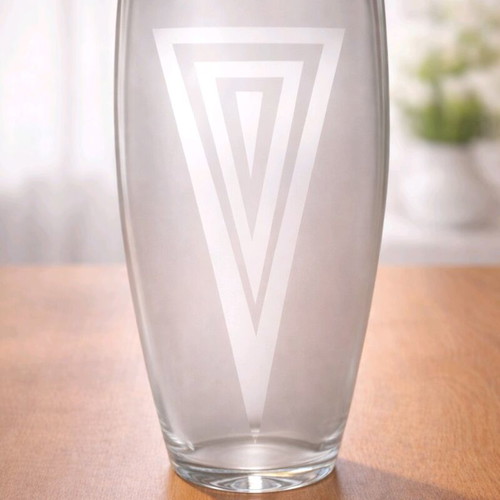 Decorative glass vase used, Proika Edition Vol.4 with frosted finish
