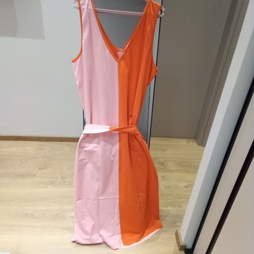 Karavan Jodie dress, red and pink