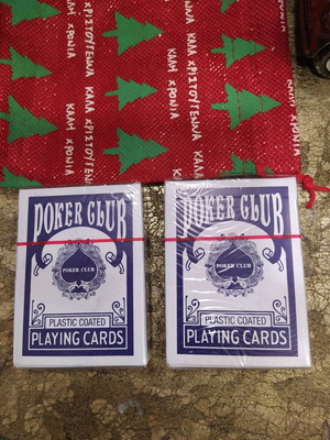 Plastic playing cards new, set of 2