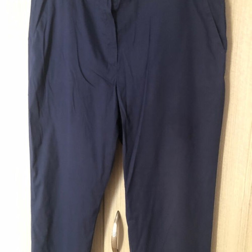 Iblues Blue Navy Cotton Straight Pants M/L Like New