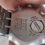 Swatch Irony The Chrono Combination Red YOS427G watch like new