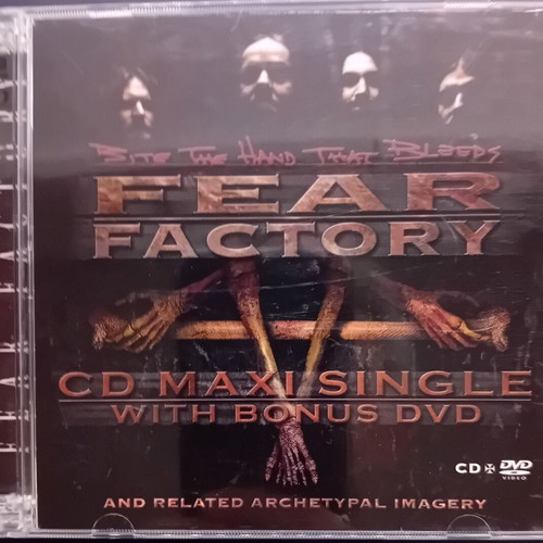 Fear Factory – Bite The Hand That Bleeds - cd single with dvd - 2004