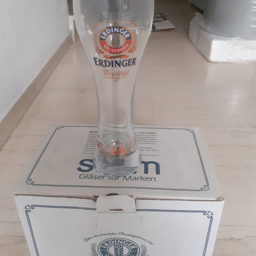 Erdinger Glasses new, pack of 6, 500 ml capacity