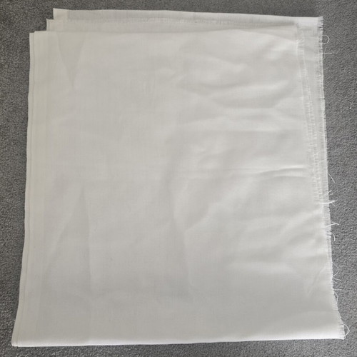 White semi-transparent fabric like wool or cotton, like new