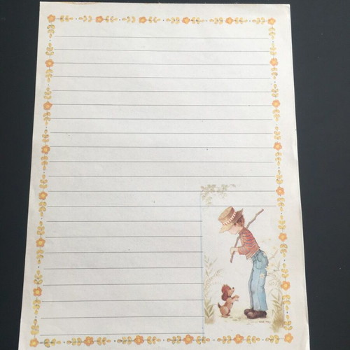 80s Collectible Letter Papers like new