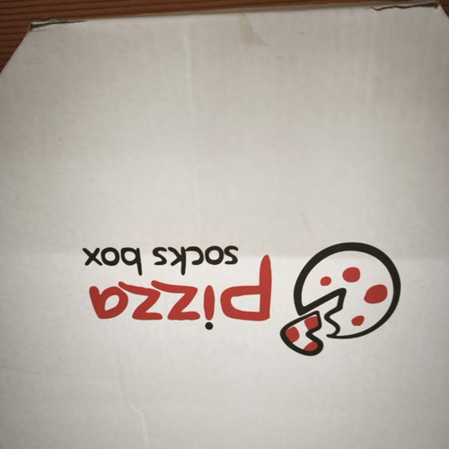 Pizza socks box new, multicolor
