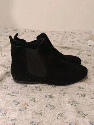 Fardoulis Shoes Chelsea Suede Ankle Boots Size 39 Like New