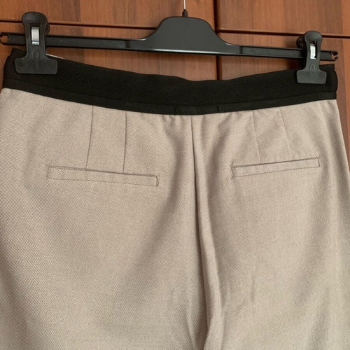 Zara beige pants used, size L 40 12 with elastic waist