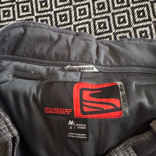 Scott ski pants size M used, gray