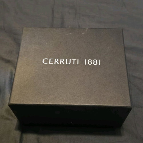 Cerruti 1881 watch like new, black, unisex