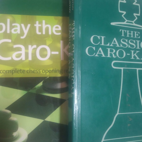 Caro-Kan chess books used, set of 2, English