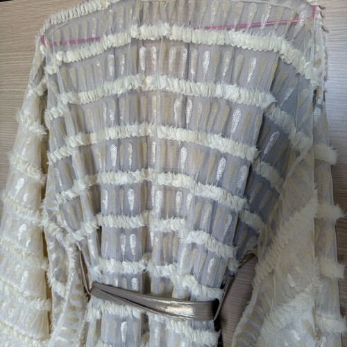 Mya dress like new, size S, gold, ideal for weddings and baptisms