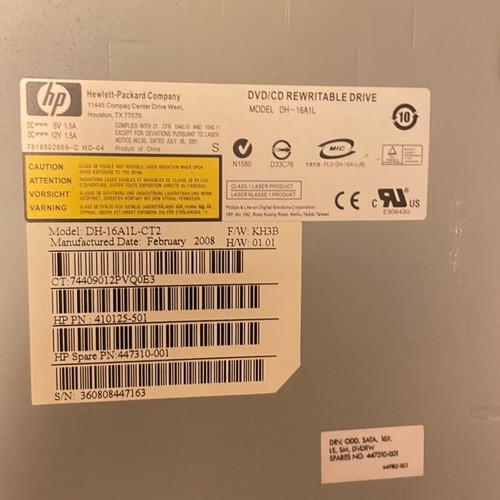 Hp DVD player like new
