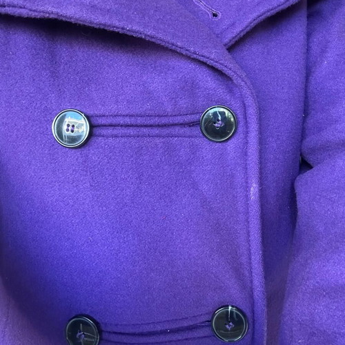 Pull & Bear Vintage Purple Coat Size M like new