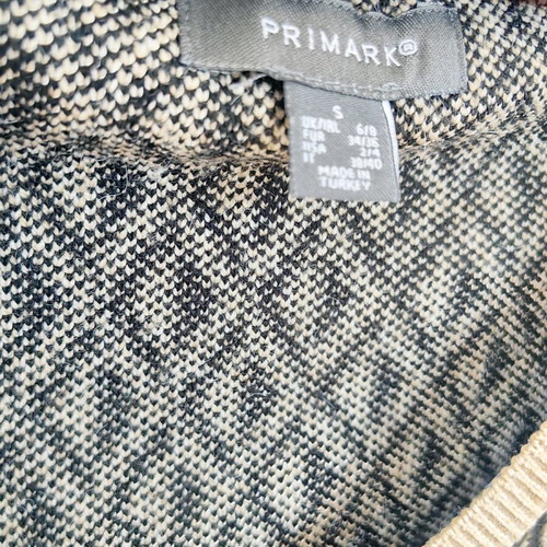 Primark vest like new, beige and brown