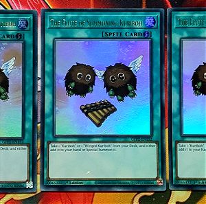 3x The Flute of Summoning Kuriboh - ULTRA RARE - GFP2-EN152 - 1st Edition