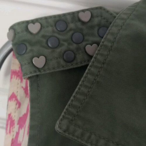 Tommy Hilfiger sleeveless jacket green like new