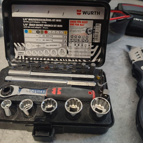 Wurth tool and protection set like new
