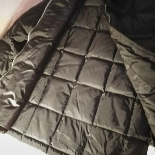 Women's black jacket size M like new with fur collar