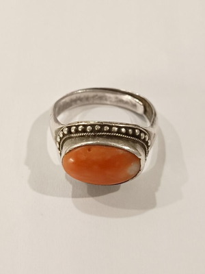 Chinese ring used, vintage 1930s-50s, size 19 or 59