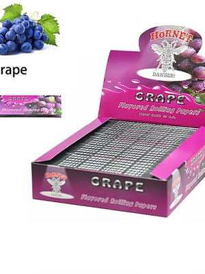Hornet King Size Rolling Papers grape flavor new