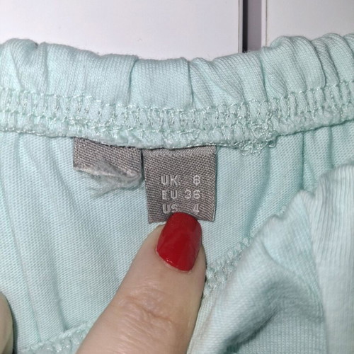 Asos mint dress with ruffles like new, size UK 8