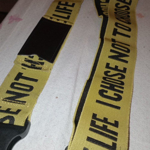 Strap with logo for suitcases new