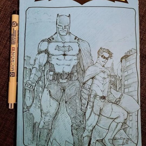 Batman Detective Comics #1027 blank cover by Paulos Kiziridis, 144 pages