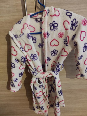 Bathrobe used, 7 years old, soft