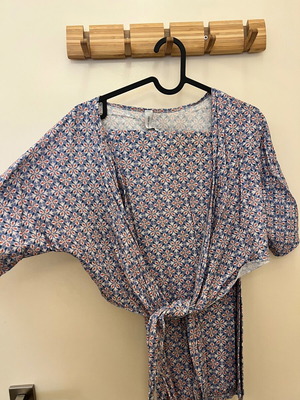 Σετ τοπ και παντελόνι σαν καινούργιο, μπλε και ροζ