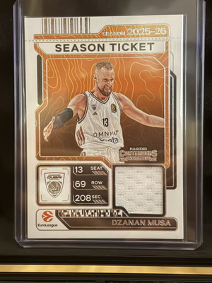Dzanan Musa patch Panini Contenders 2025-26 σαν καινούργιο