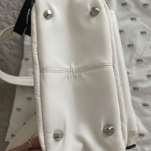 Chiara Ferragni Flirting Backpack like new, white