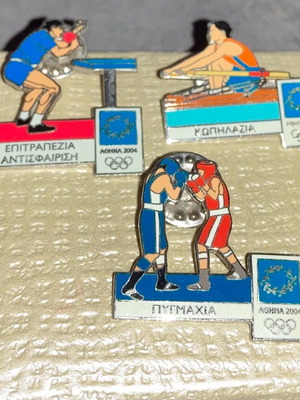 Olympic Games Athens 2004 pins used
