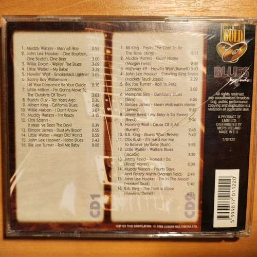 Blues Legends double CD like new
