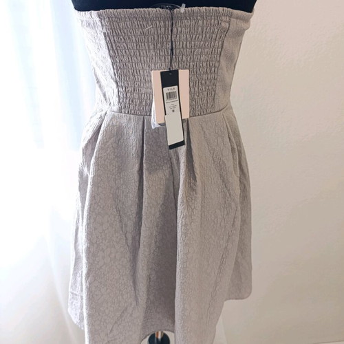 Mini dress Vila new, gray and beige, size M 38 10