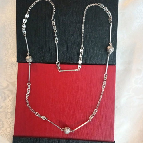 Lalaunis A21 925 silver necklace used vintage, length 75cm authentic