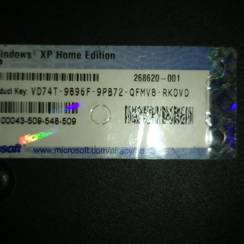 HP laptop used with Intel Pentium 4 for collectors without cable and memory