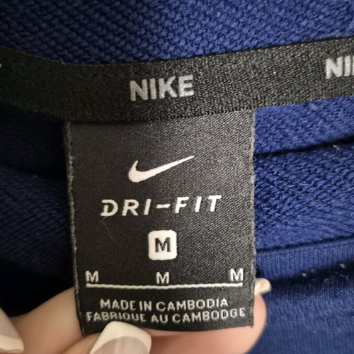 Nike unisex μπλε φούτερ με μεγάλο λογότυπο Swoosh σαν καινούργιο