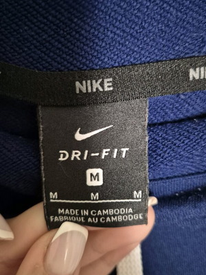 Nike unisex μπλε φούτερ με μεγάλο λογότυπο Swoosh σαν καινούργιο
